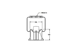 ΑΕΡΟΦΟΥΣΚΑ SCMITZ ΜΕ ΕΜΒΟΛΟ Φ260x193/M13