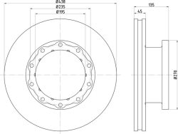 ΔΙΣΚΟΠΛΑΚΑ M/C 0404 ΕΜΠ-ΟΠΙ. 438x135 (67122) (MER 122)