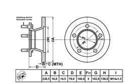 ΔΙΣΚΟΠΛΑΚΑ M/C MB100 Φ239x79