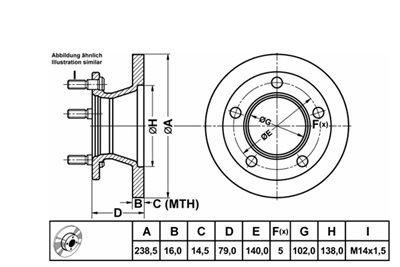 ΔΙΣΚΟΠΛΑΚΑ M/C MB100 Φ239x79