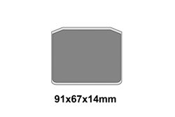 ΔΙΣΚΟΦ AVEL 91x67x14 PLATE 8mm (TEM)