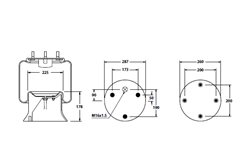 ΑΕΡΟΦΟΥΣΚΑ SAF-RENAU ΠΛΗΡ Φ260x178/4M12