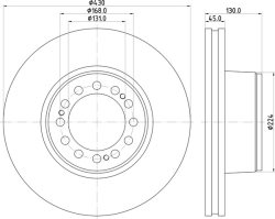 ΔΙΣΚΟΠΛAKA SAF Φ430X130