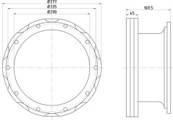 ΔΙΣΚΟΠΛΑΚΑ BPW 377x170