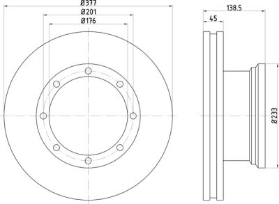 ΔΙΣΚΟΠΛ. Μ/C VARIO 2,9 TD ΕΜΠ. Φ 304x91 (MER 110)