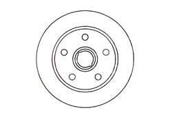 ΔΙΣΚΟΠΛΑΚΑ V.W TRANSPORTER Φ258x95