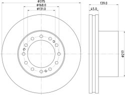 ΔΙΣΚΟΠΛAKA SAF SKR139019 Φ 375x140 (SAF 103)